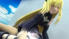 Blonde 3d girl gets fucked and jizzed