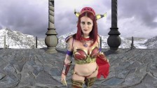 Sexy Redhead Tana Lea Seduces Whorecraft Warrior