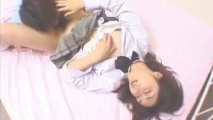 Haruka Hoshikawa has hairy cunt aroused